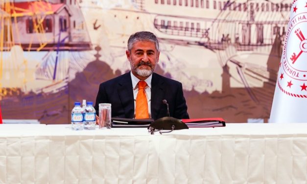 Hazine ve Maliye Bakanı Nureddin Nebati açıklama yapıyor