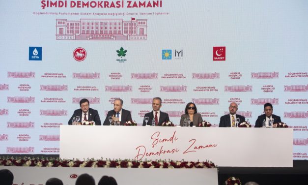 Altılı masanın anayasa değişikliği çalışması tanıtıldı