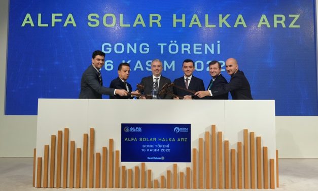 Borsada gong Alfa Solar için çaldı
