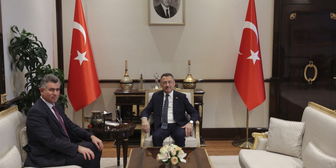 Cumhurbaşkanı Yardımcısı Oktay, Metin Feyzioğlu’nu kabul etti
