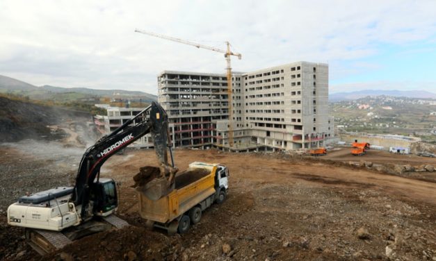 Samsun Kent Hastanesi’nin yüzde 75’i tamamlandı