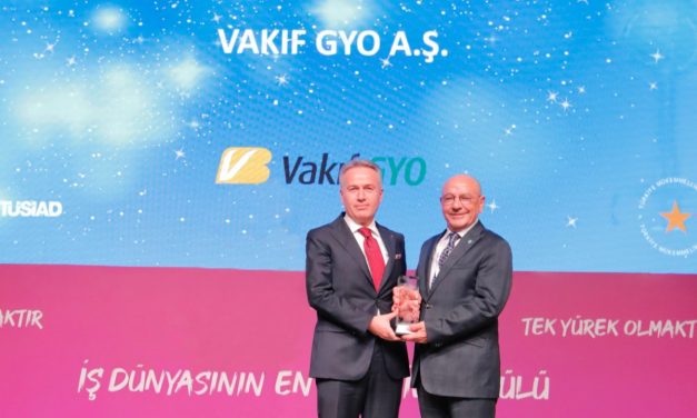 Vakıf GYO, Türkiye Harikalık Ödülü’nün sahibi oldu