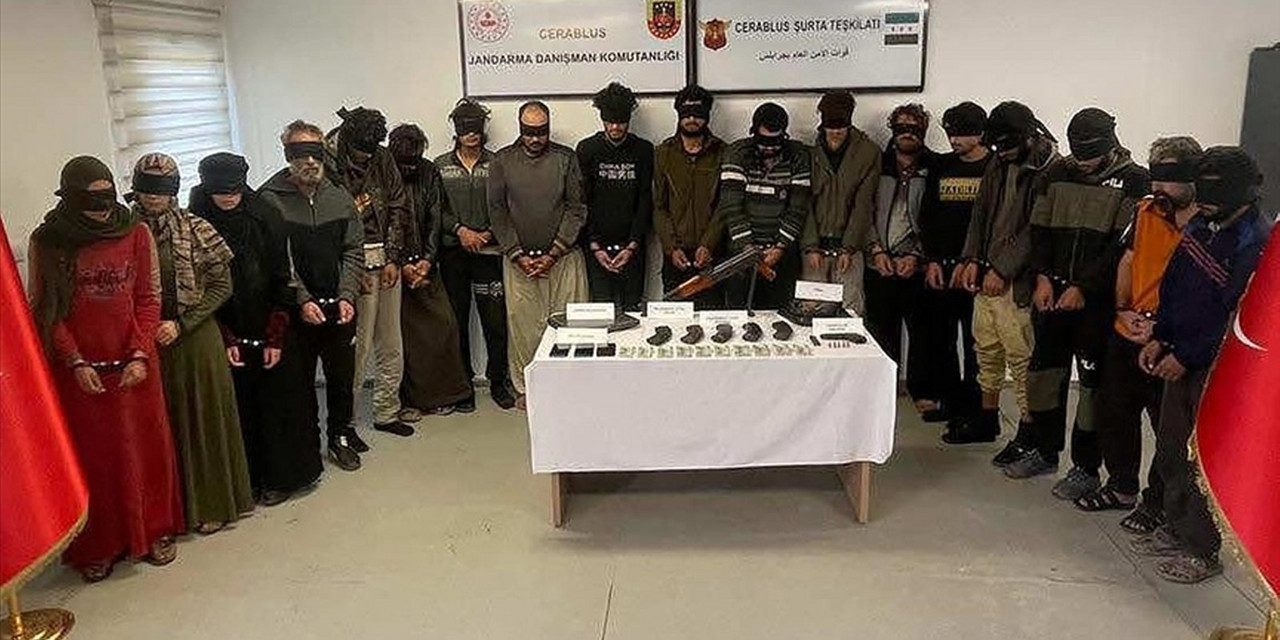Suriye’nin kuzeyinde DEAŞ ve PKK’lı 18 terörist yakalandı