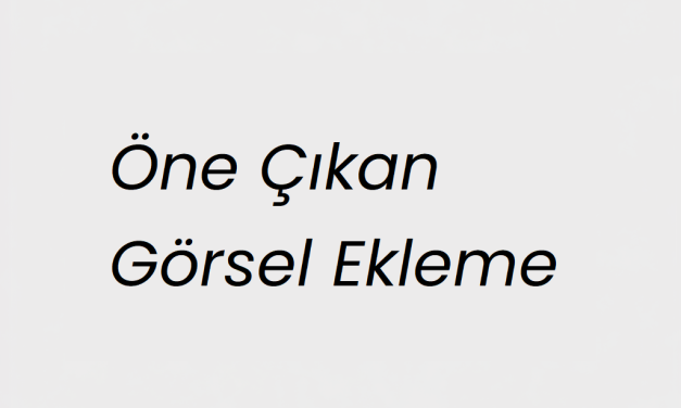 Yeni Yazı yazı
