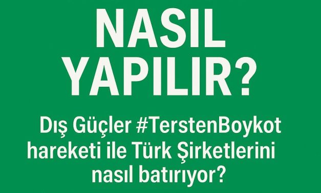 Boykot nasıl olmalı? #TerstenBoykot